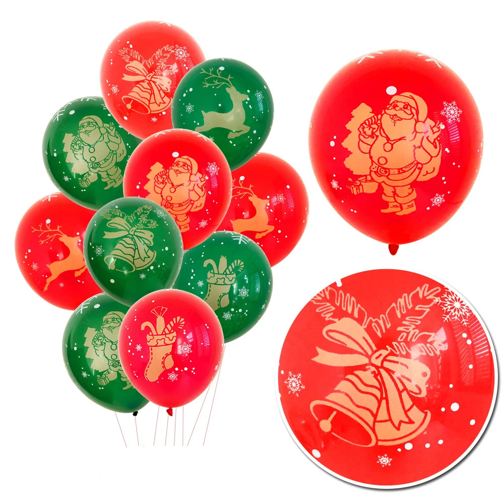 

50 шт., новогодние фольгированные воздушные шары