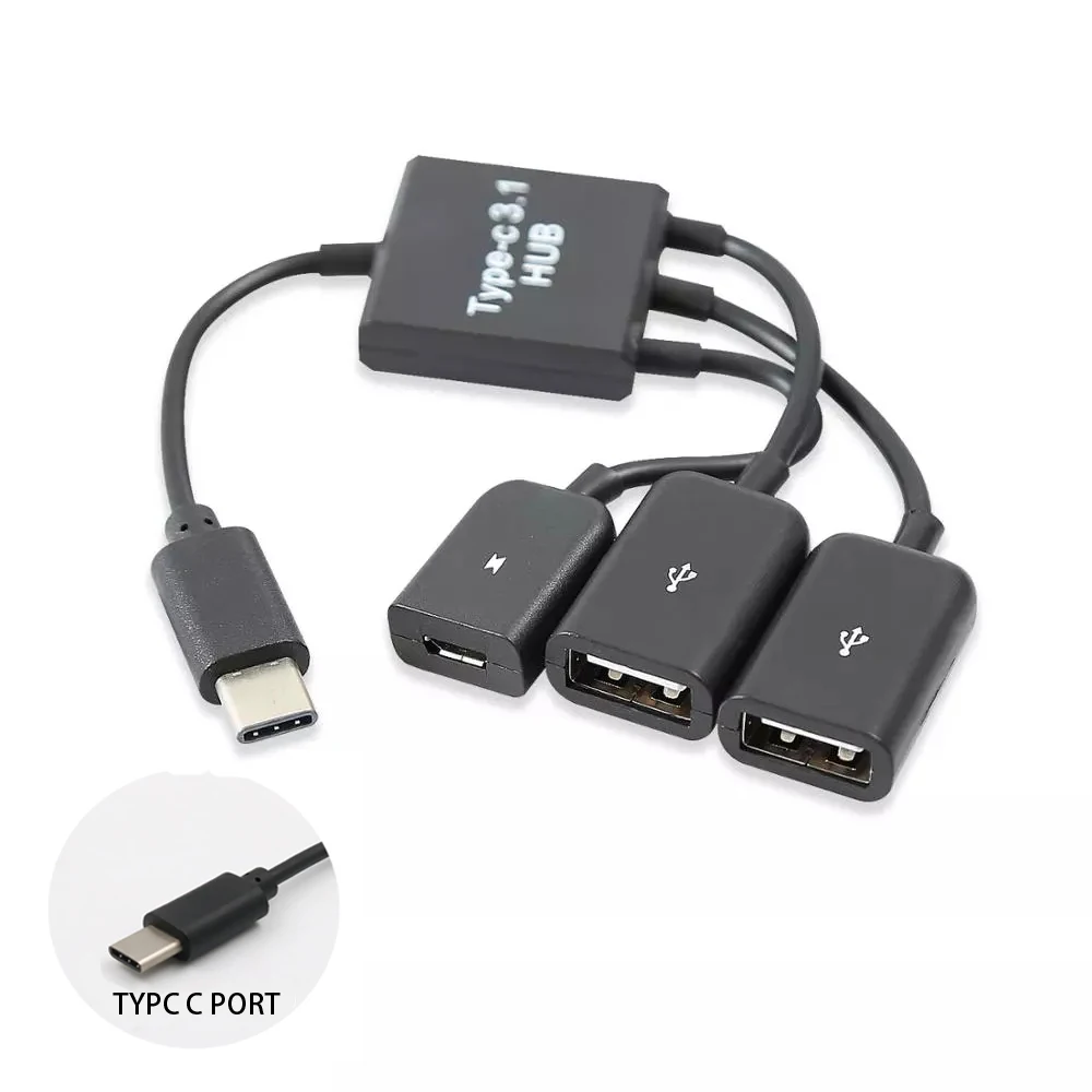Хаб Onvian OVUS0110 с 2/3 USB-портами и адаптером USB Type-C для устройств iOS/Android | Мобильные