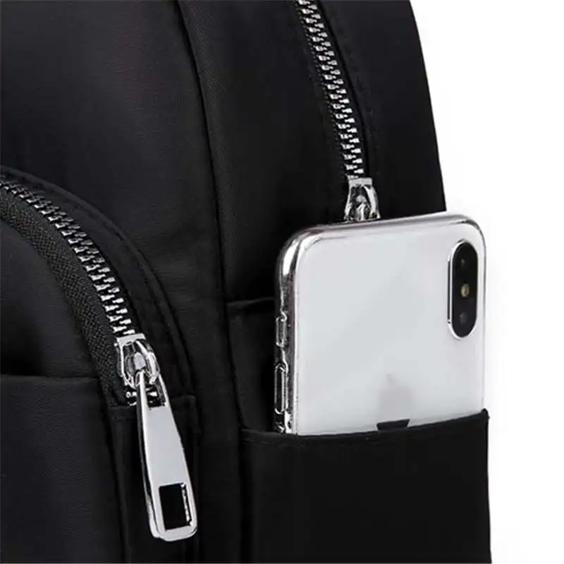 Женские рюкзаки в Корейском стиле классические черные консервативном для