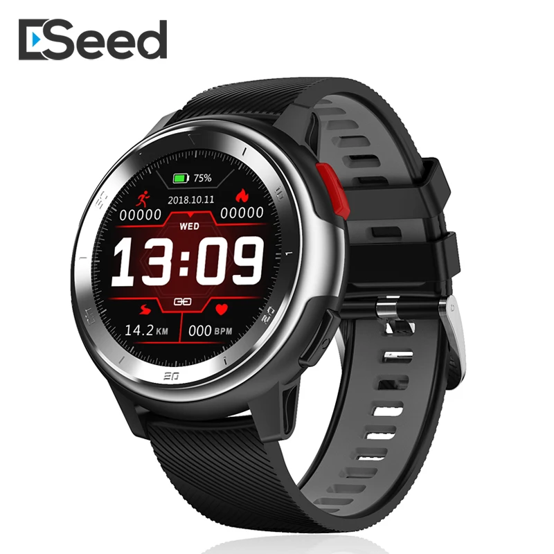 Мужские Смарт часы Eseed DT68 IP68 водонепроницаемые 1 2 дюйма полный сенсорный экран 230