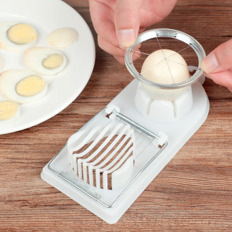 Creative Multifunction Cut Boiled Egg Cutter 2 In 1 Tomato Mold Slicer Stainless Steel Home Kitchen Tools | Дом и сад