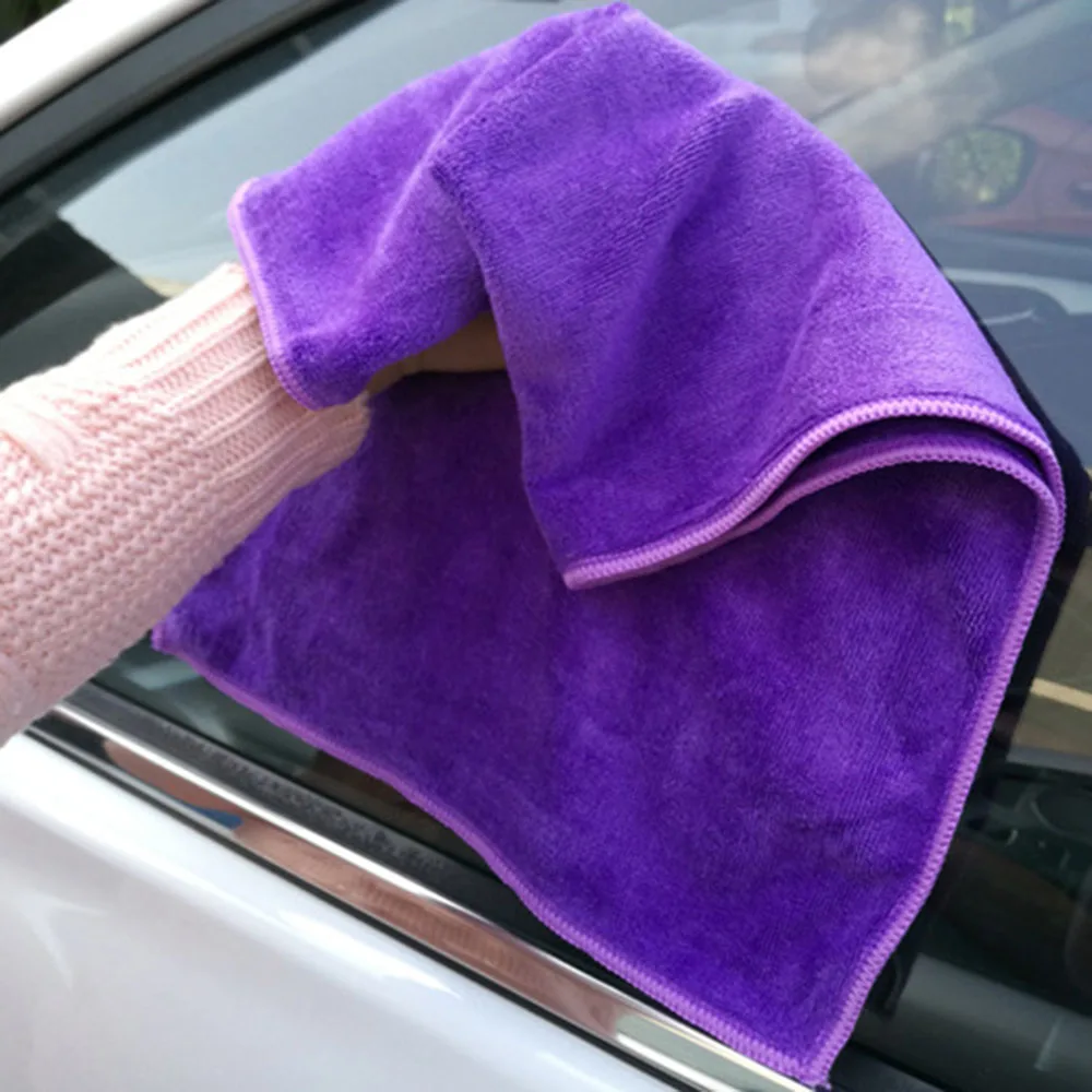 400GSM Polyester Premium Wax Super Absorbent Cleaning Fiber Microfiber Car Towel Washing Cloth Household Cleaner Auto Care 30x70 |