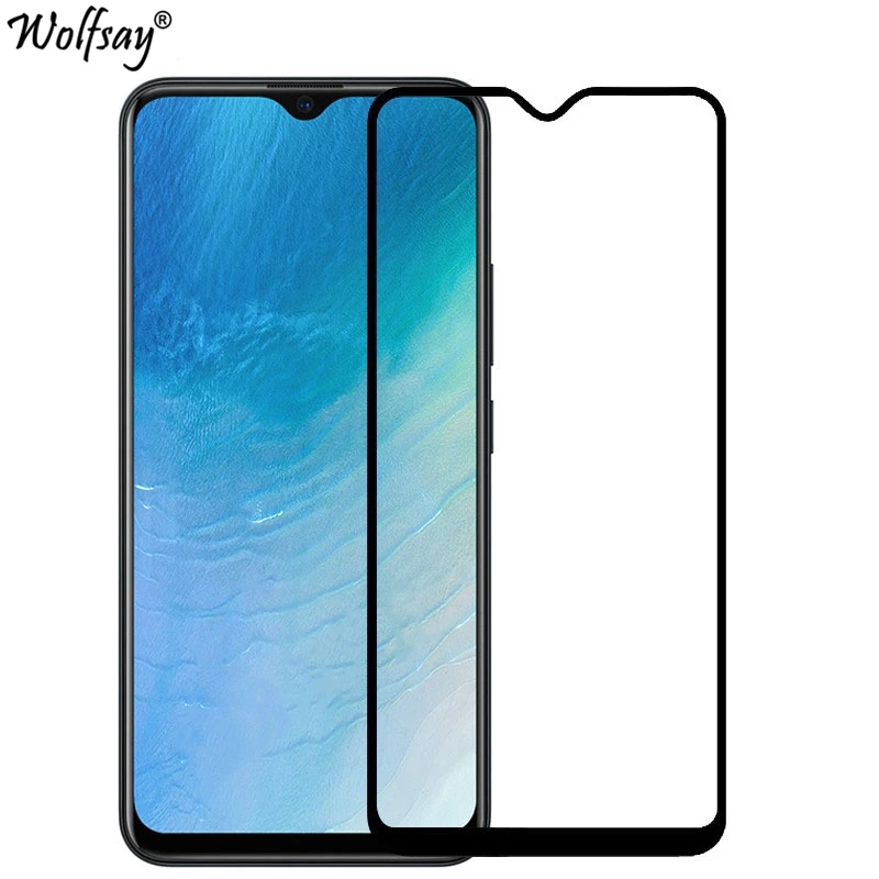 Para Vivo U20 de vidrio Vivo U20 Protector de pantalla completa cobertura todo pegamento de seguridad de protecci&oacute;n de vidrio para Vivo U20 U 20 de vidrio templado-1