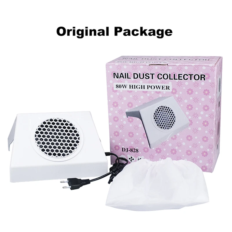 80 Вт пылесос для ногтей сильный всасывающий вентилятор маникюрный станок