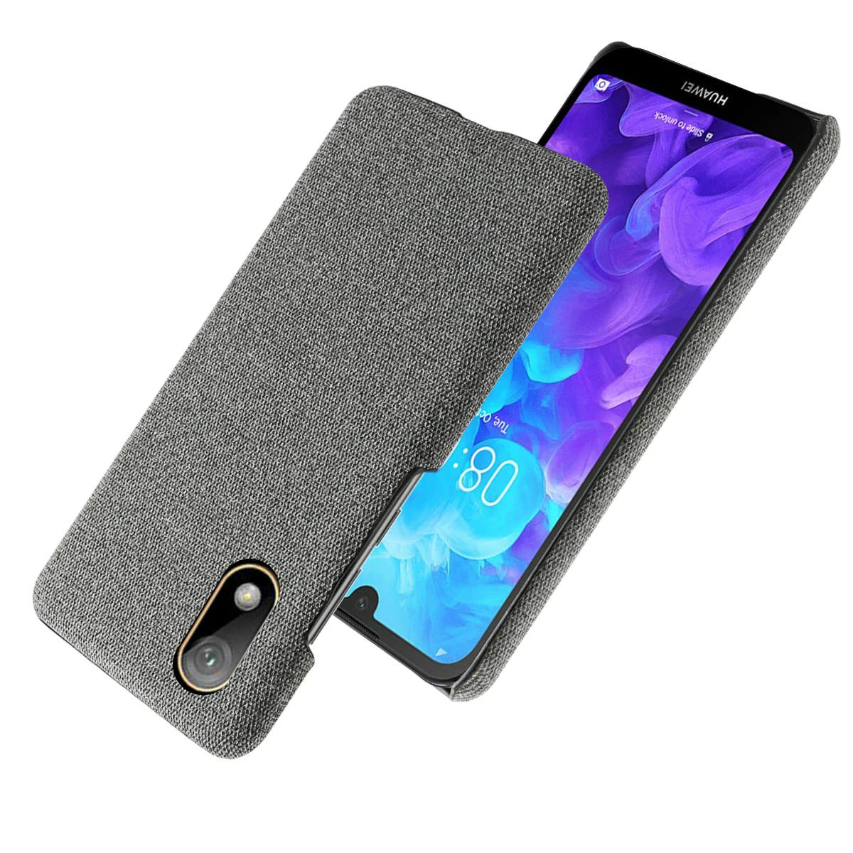 Чехол для Huawei Y5 2019 Y6 тонкий чехол из тканой ткани в стиле ретро Жесткий Y7 Pro Y9 Prime |