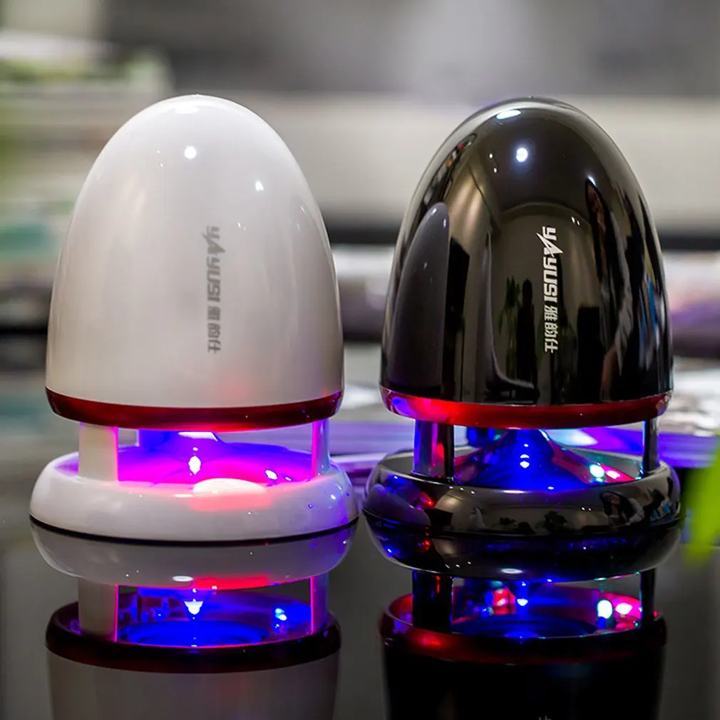 Мини Пуля Форма компьютера аудио Красочный светодиодный USB мини Динамик Анти