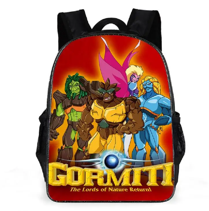 Игры Gormiti дети мультфильм 3D школьные сумки мальчики девочки начальной школы