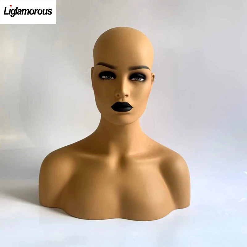 США Высокое качество реалистичный манекен женщина голова витрина из