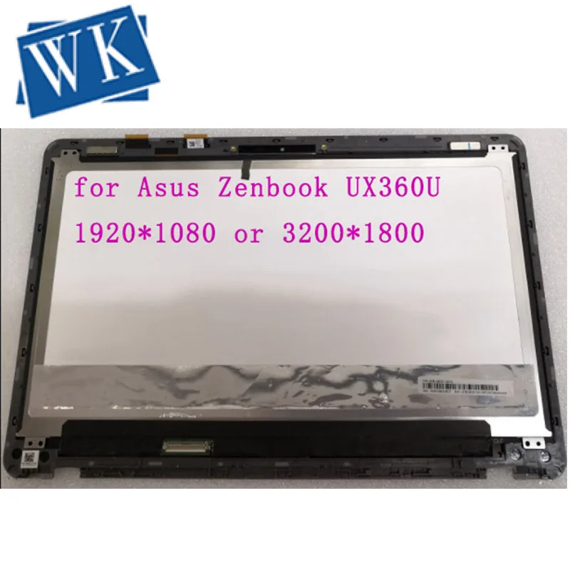 FHD или QHD светодиодный ЖК-дисплей в сборе сенсорный экран Замена для ASUS ZENBOOK UX360U UX360UA WUXGA(сенсорный не может работать, только для стекла