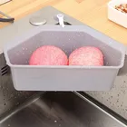 Стеллаж для слива кухонной раковины, стеллаж для губки, мыла, мусора, пластиковая подвесная корзина для хранения, органайзер для смесителя, полка, портативный домашний кухонный инструмент
