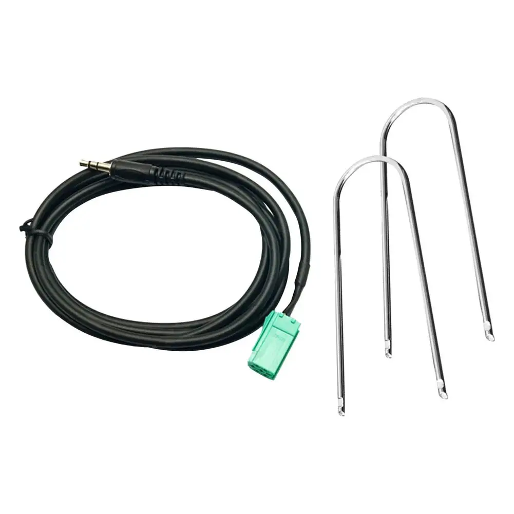 

С двумя радио Aux-кабелями 3,5 мм, аудиовход для Renault Punto Al-fa 159, автомобильный стерео-вход Aux, автомобильный свинцовый Кабель-адаптер