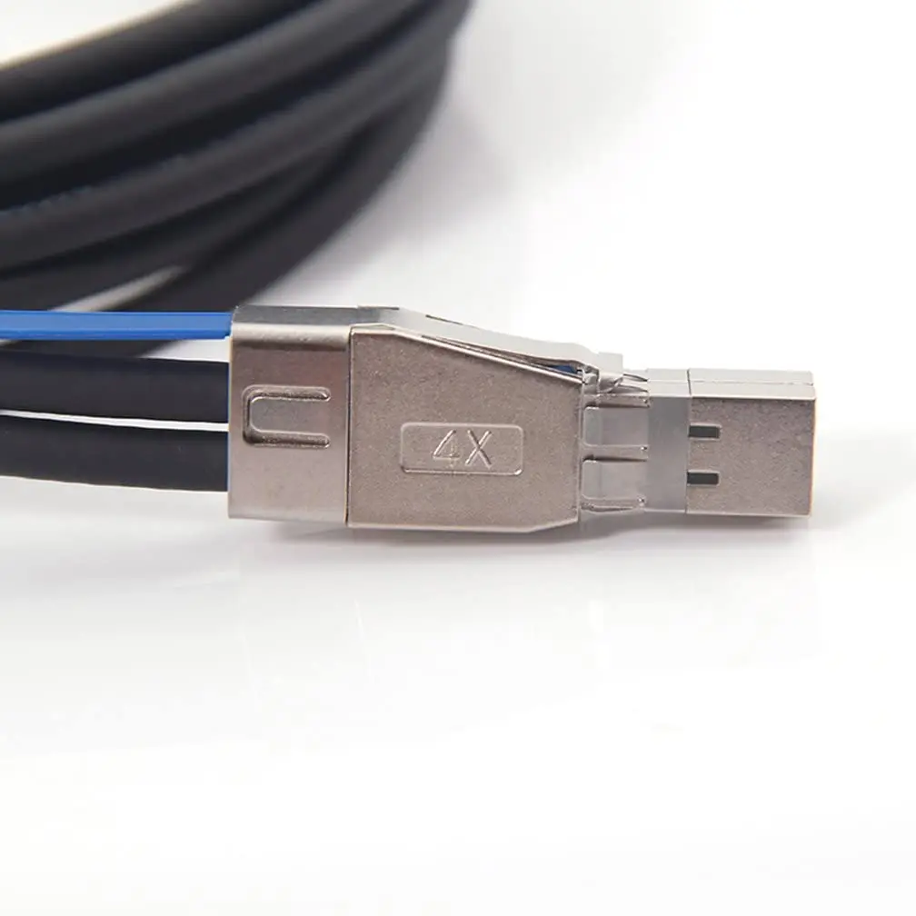 12G External Mini SAS HD SFF-8644 to SFF-8644 Cable, 3-m(10ft)