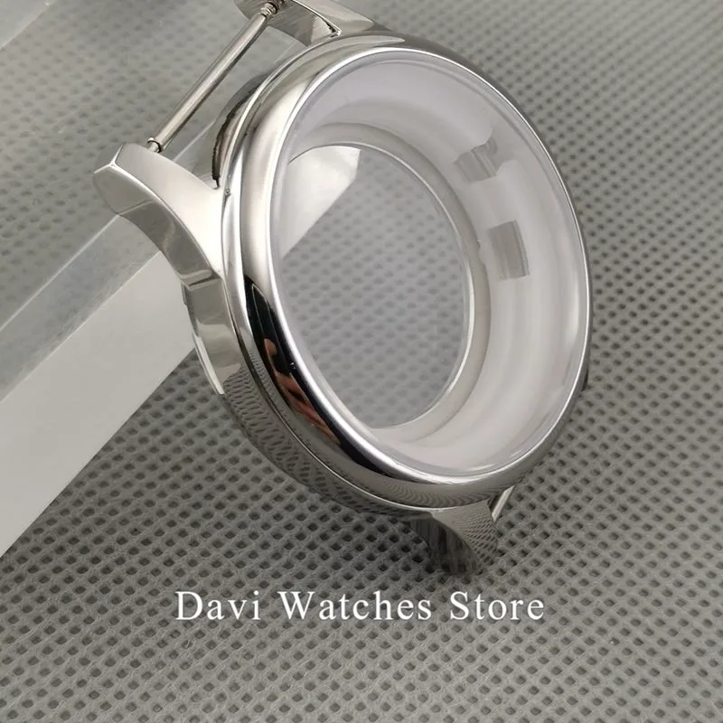 Чехол для часов corgтело 40 мм полированный чехол с сапфировым стеклом подходит ETA2836