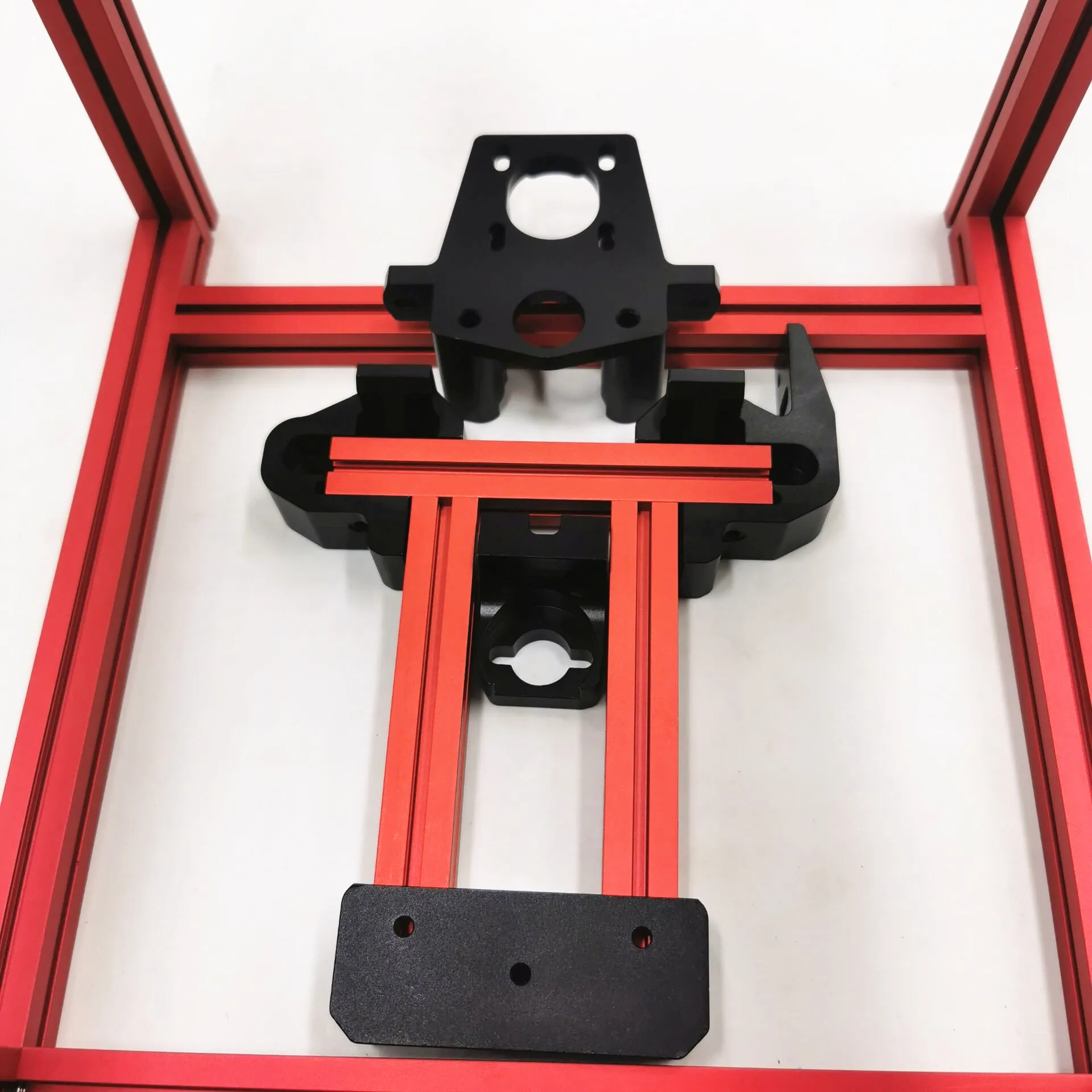 Funssor Voron V0 Corexy 3D Printer 1515 extrusion frame kit with Black/Red CNC machined metal  parts