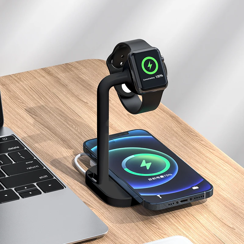 

Wireless Charging Bracket for Smart Phone Watch Magnetic Charger Stand Holder Fast Charging Dock Station Base for Magsafe AirPod