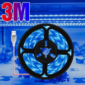 Светодиодная фитолампа полного спектра для выращивания растений, лампа с USB для цветов и семян, комнасветильник лампа для гидропоники, световая лента для выращивания растений, 0,5 м, 1 м, 2 м