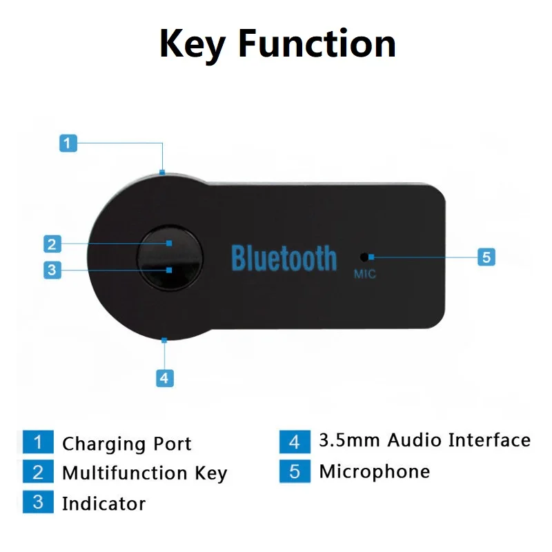 С разъемом подачи внешнего сигнала AUX музыка автомобильный bluetooth-приемник для VW Golf 4 5 7 6 Passat B5 B6 B7 Touareg Jetta Touran Tiguan Bora Caddy CC GTI ЖУК