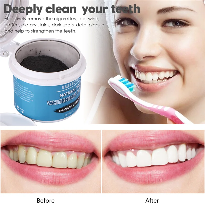 1 шт. отбеливающий порошок для зубов 50 г|Отбеливание зубов| |