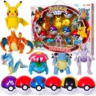 Оригинальный игрушка Покемон Карманный Монстр Lunala Pikachu Solgaleo Charizard фигурка Модель Аниме One Piece игрушка для детей подарок