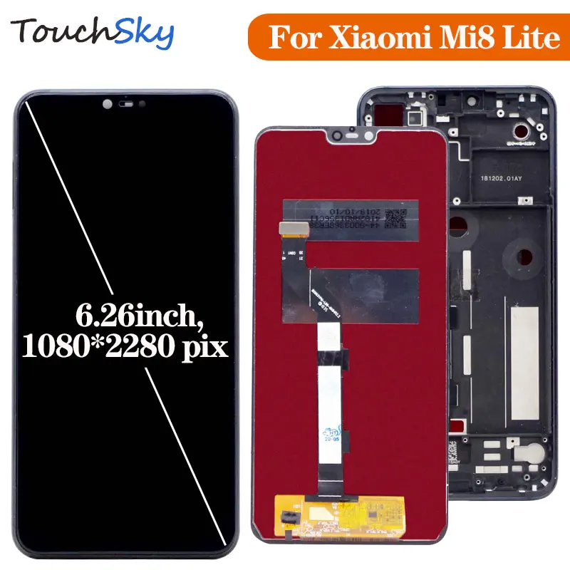 Сменный ЖК дисплей 6 26 дюйма для Xiaomi Mi 8 Lite сменный сенсорный экран с дигитайзером