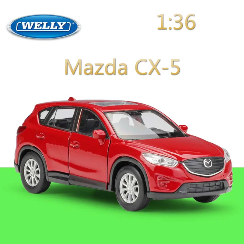 Литая под давлением в масштабе 1:36 классическая модель автомобиля WELLY Mazda CX 5 SUV
