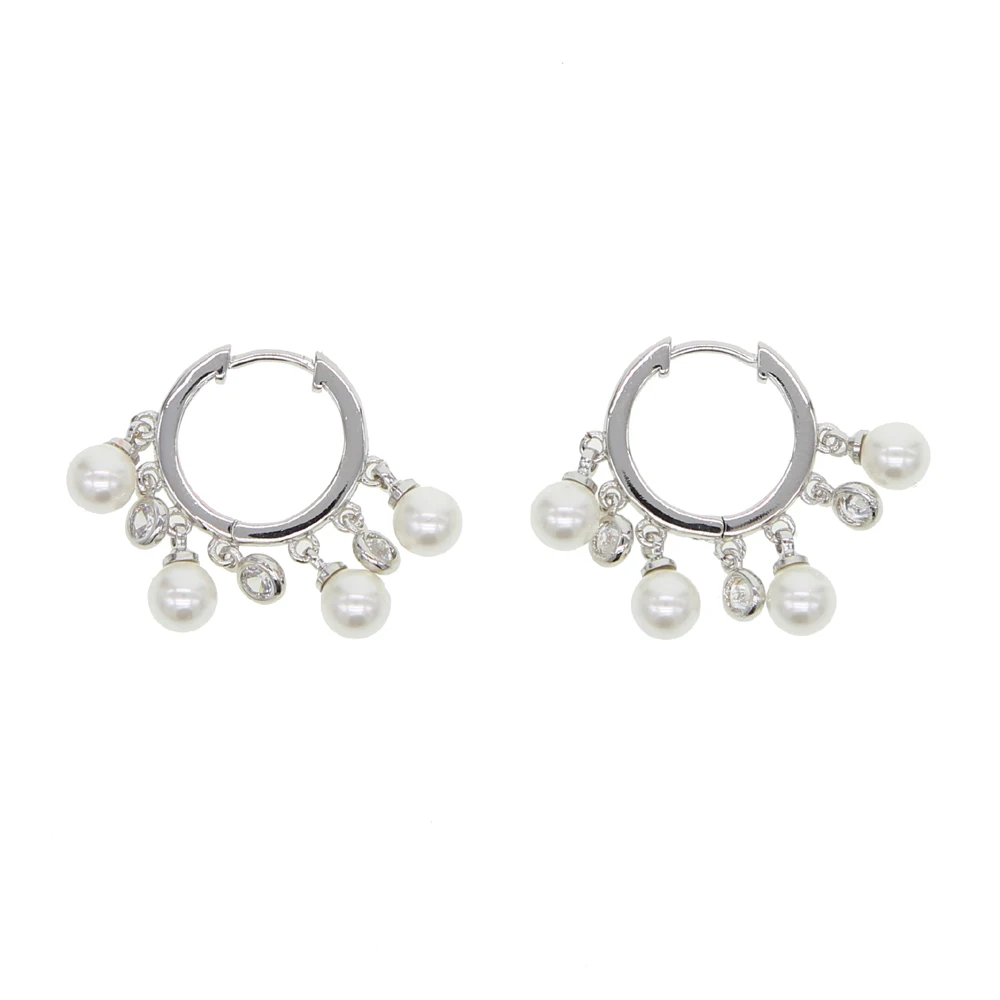 Модные женские серьги-подвески с искусственным жемчугом | Украшения и аксессуары