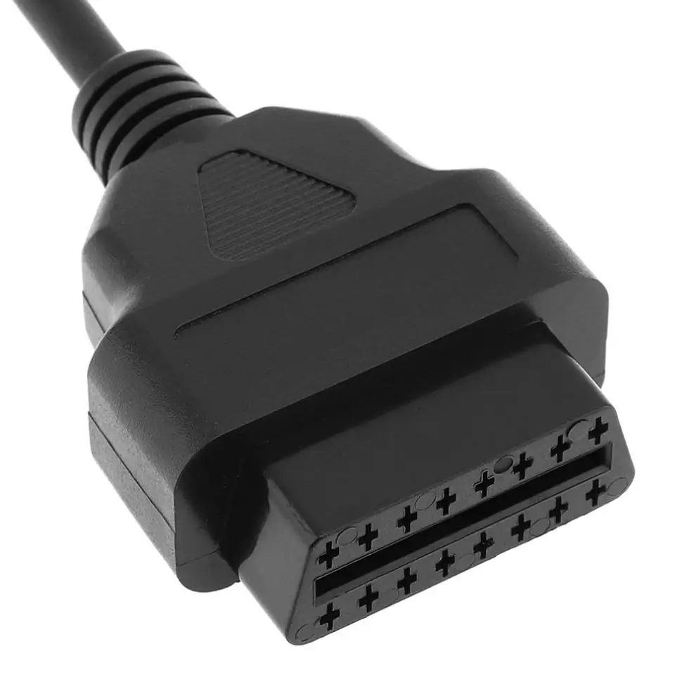 OBD II OBD2 14 штырьковый штыревой разъем 16 автомобильный Соединительный кабель