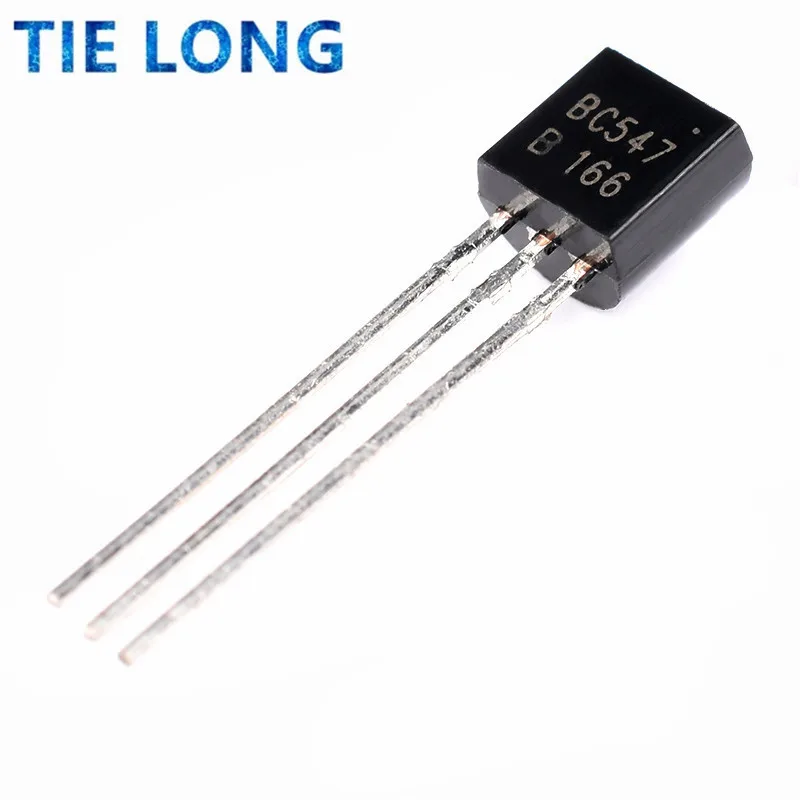 

Новый триодный транзистор BC547B, BC547, TO92, 547B, NPN PNP TO-92 IC, 100 шт.