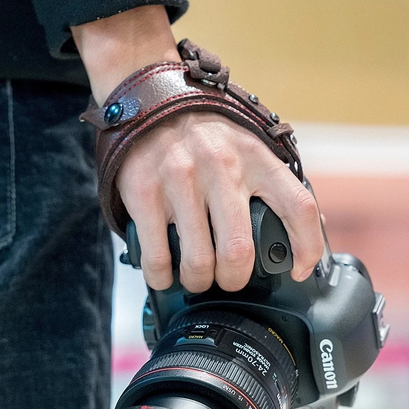 

Кожаный ремешок на запястье для камеры DSLR портативный водонепроницаемый ручной держатель противоударный ремешок для Canon Nikon Sony Leica Fujifilm