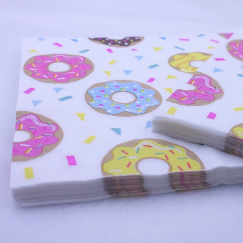 Одноразовые салфетки 2 х слойный с Бумага Полотенца для свадьбы празднования дня