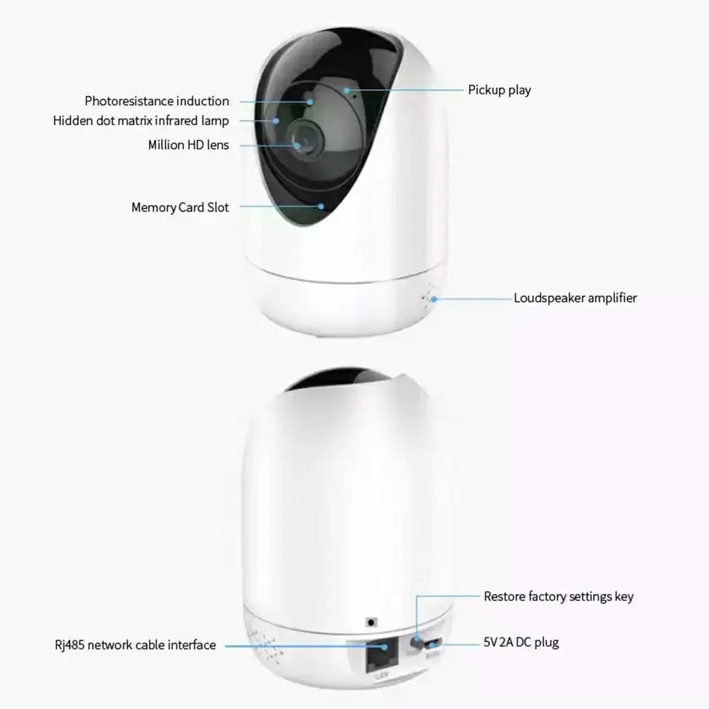

A5-F30 1296P Ultra-clear Satellite Wireless Camera Wifi Remote Monitor Phone Home Intelligent Network Camera