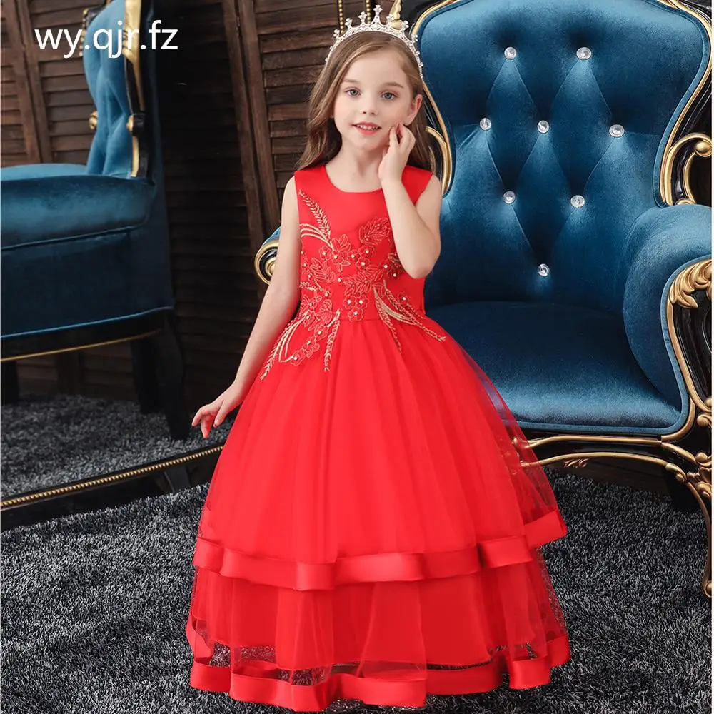

BH-5019#Children's dress Flower boy suit long ball gown wedding party dresses red Royal Blue White pink cheap wholesale Girls