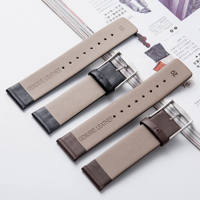 Ремешок для часов из мягкой натуральной кожи Tissot/Seiko 18/20/22/24 мм|Ремешки часов| |