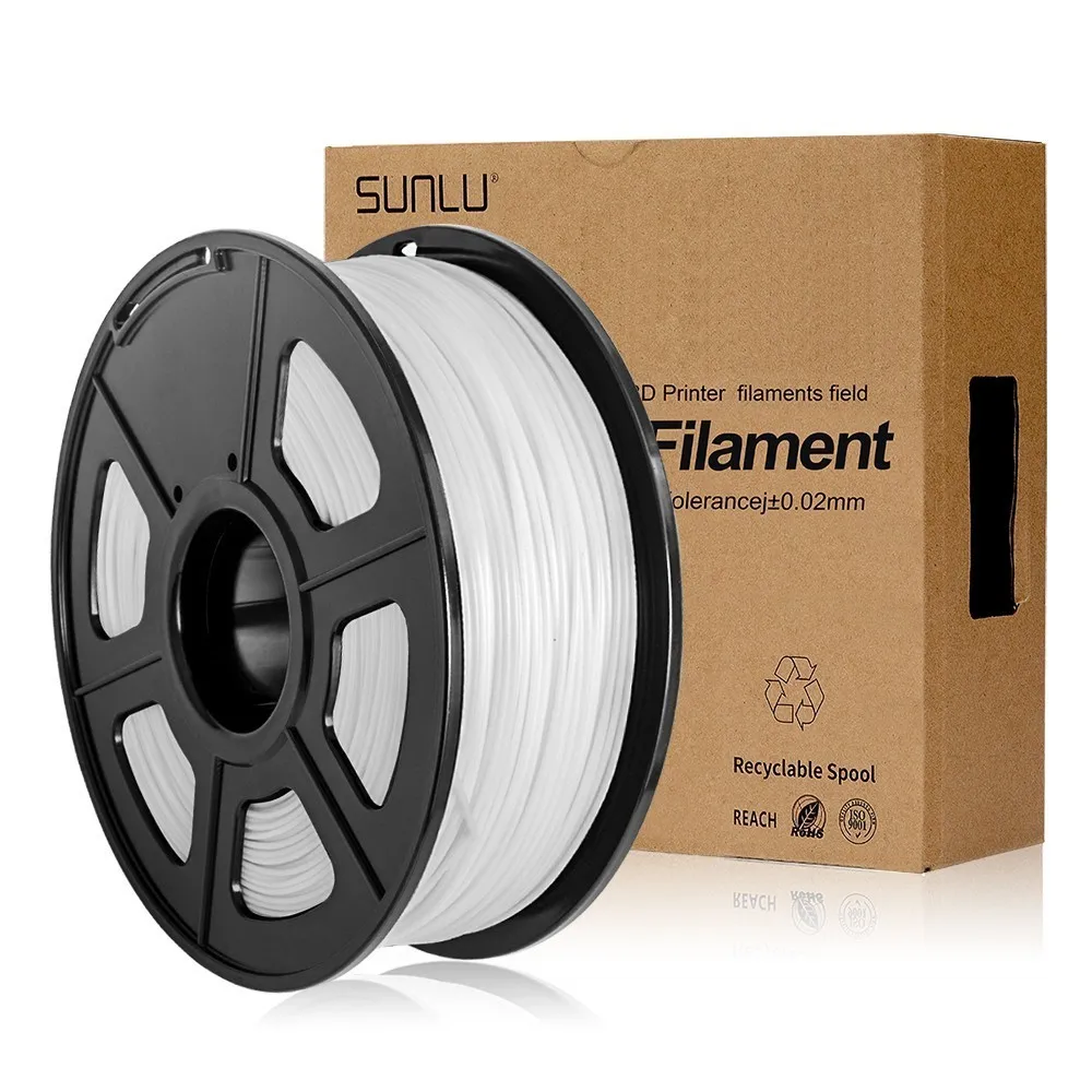SUNLU PLA 3D нити 1 75 мм кг с шпульки пластиковые из пла-пластика для принтер дети
