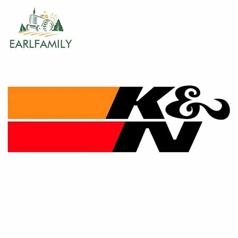 EARLFAMILY 13 см x 3 9 для K & N подходит автомобиля фургона наклейки и на окклюзию царапины
