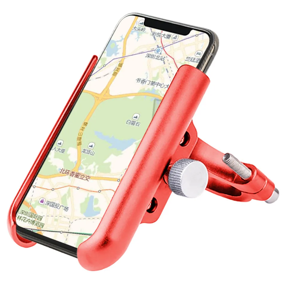 360° Rotation Adjustable MTB Bike Bicycle Rotating Navigation Aluminum Alloy Mobile Phone Holder Bracket Handlebar Clip Stand# | Спорт и