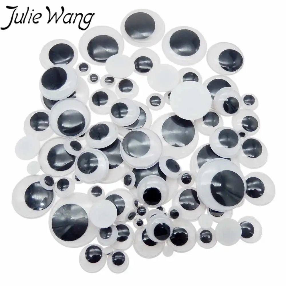 ПВХ Самоклеящиеся кукольные глаза Julie Wang 90 шт. аксессуары для изготовления