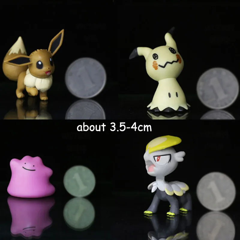 TAKARA TOMY Покемон мультфильм 37 стилей Сквиртл Бульбазавр Чаризард детектива пика Аниме фигурки куклы игрушки подарки для детей