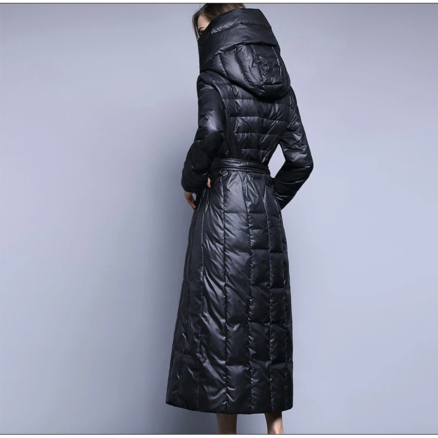 7XL Fashion White Duck Down Jacket Women New Thick Women Winter Bio Down Jackets Hooded Women Parkas Coat shigh quality