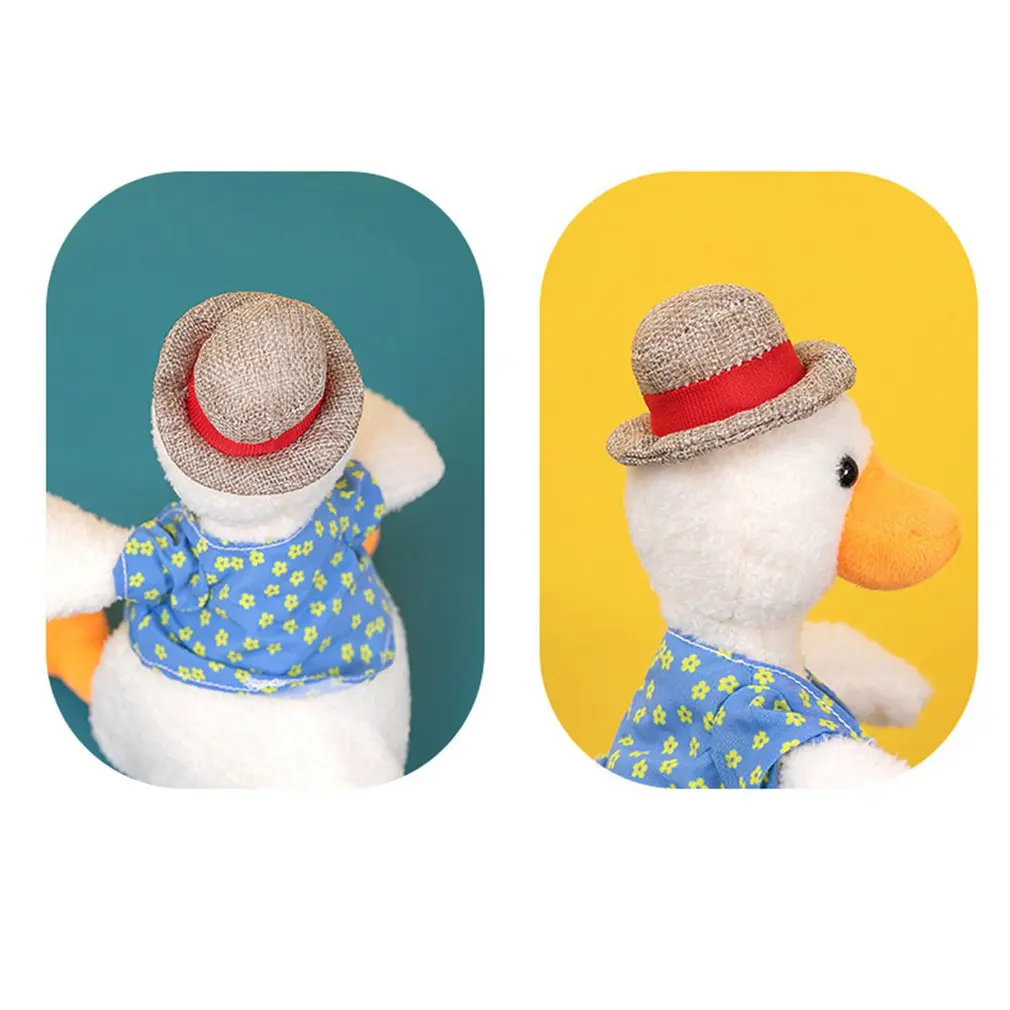 

Come On Duck Net Red Duck Sand Sculpture Toy Can Learn To Talk And Play Music Repeater Cute Doll Kid Gift