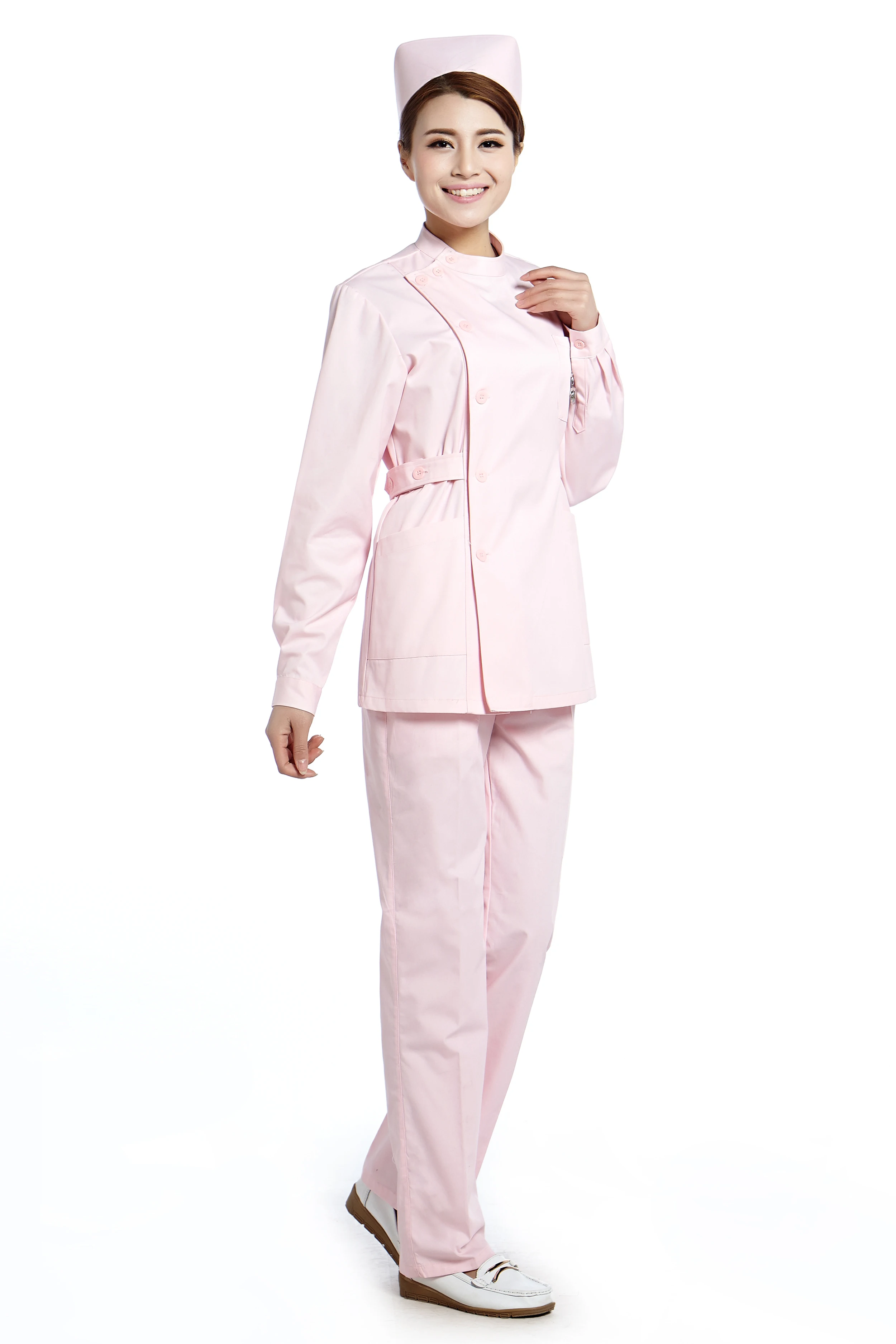 Розовый для ролевых игр медсестра набор Рабочая одежда больниц Туника Штаны