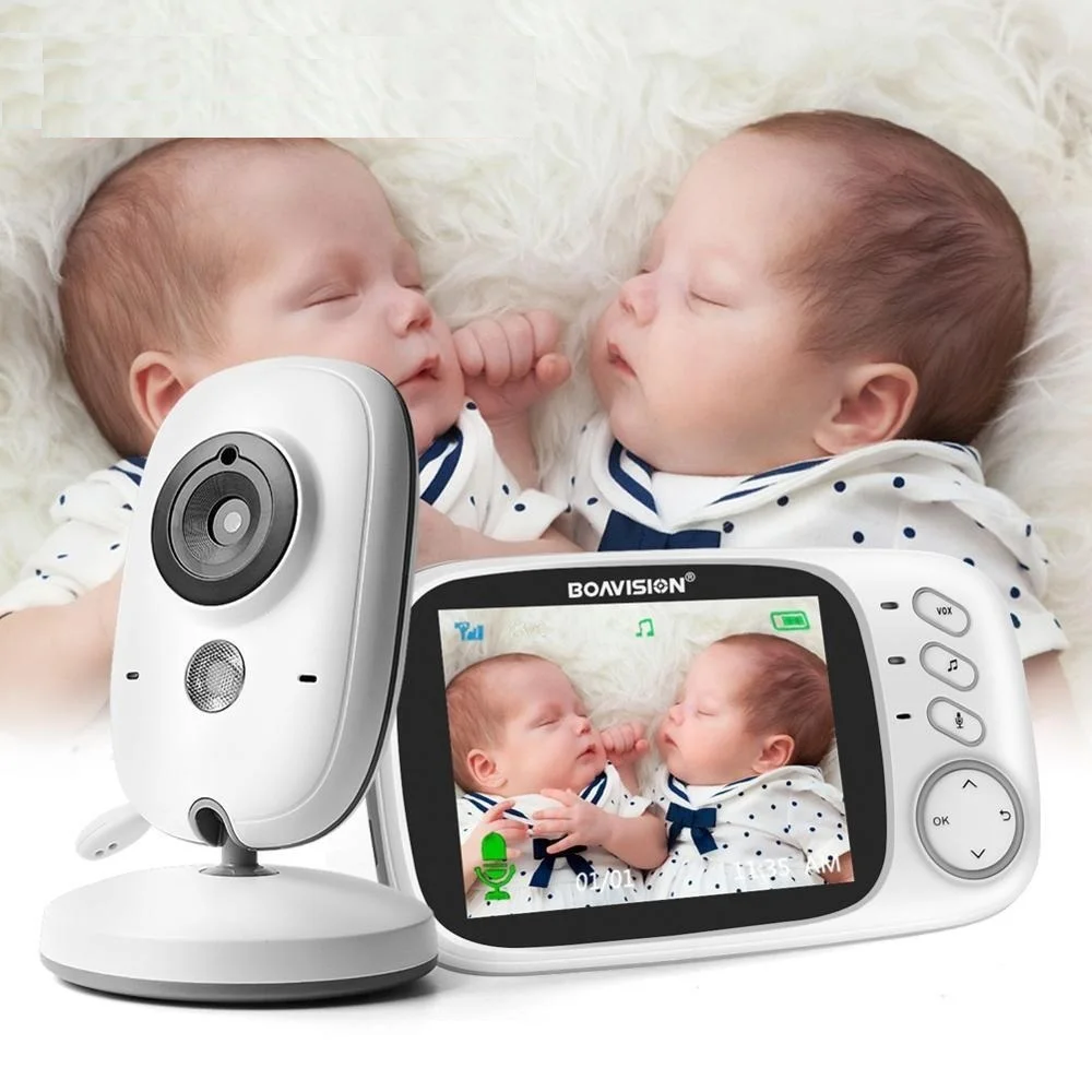 

VB603 Video Baby Monitor 2.4G Wireless With 3.2 Inches LCD 2 Way Audio Talk Night Vision Surveillance Security Camera Babysitter