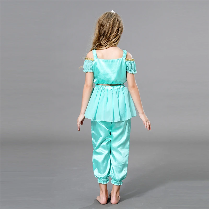 Костюм Aladdin's lamp на Хэллоуин детский маскарадный костюм принцессы жасмин