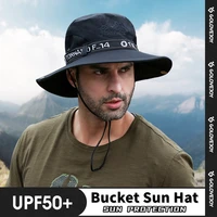 fashion bucket hat man fishing hiking cowboy hat quick drying letter fisherman hat outdoor uv sun protection breathable cap