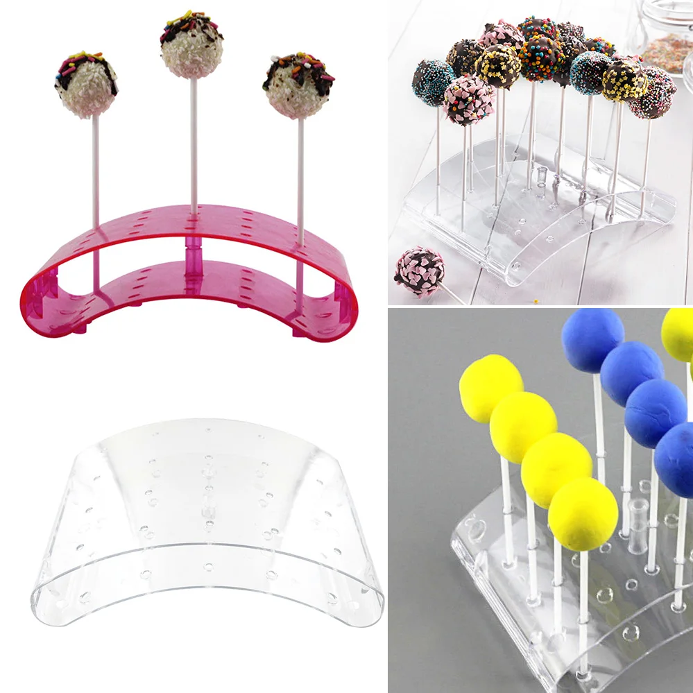 20 отверстий торт поп подставка для леденцов Дисплей Держатель основы полка DIY
