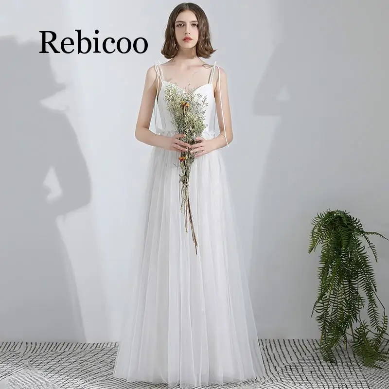 

2019 новый супер фея v-образным вырезом Белый галстук ремень с бантом Длина пола Простой ремень для похудения платье