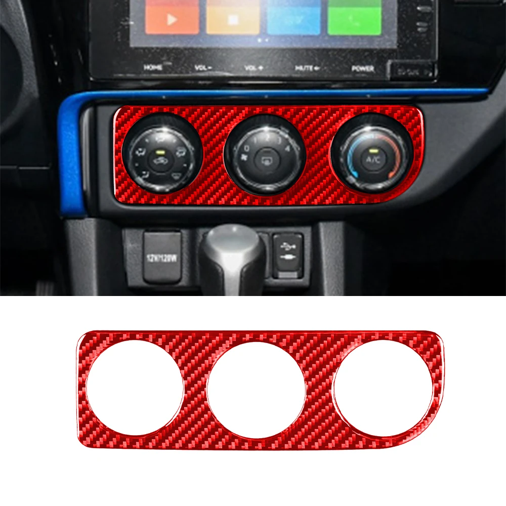 

Air Conditioning Switch Panel Decoration Cover Trim Sticker Decal for Toyota Corolla 2014 2015 2016 2017 2018 Car Accessories