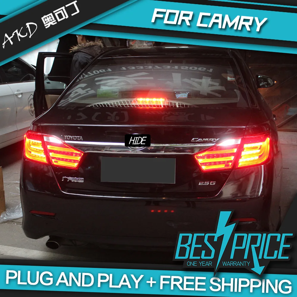 АКД автомобильного тюнинга задних фонарей задние фонари для Toyota Camry 2012 2014