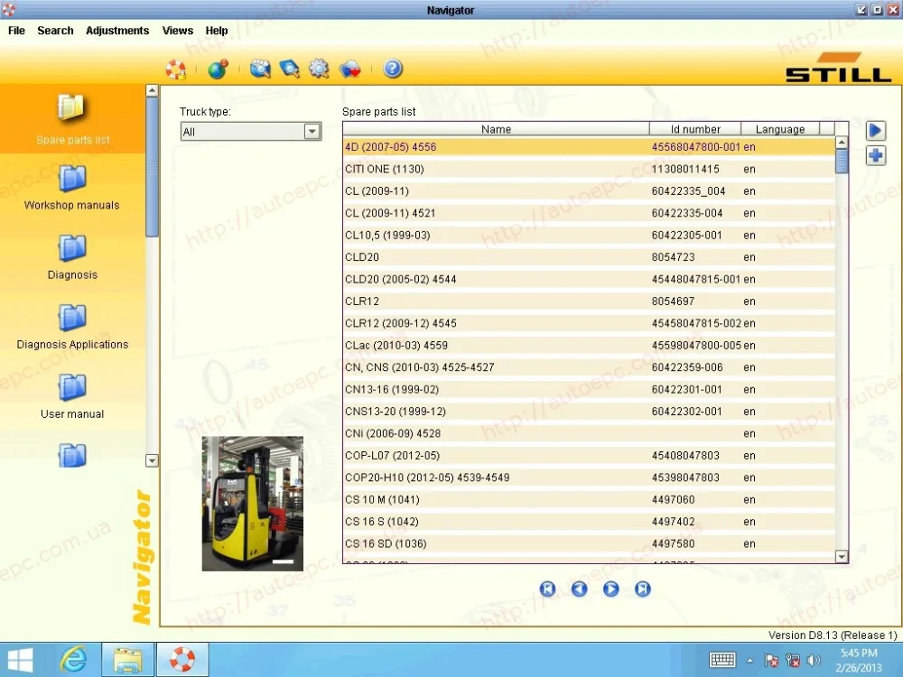 Запасные части для навигатора и сервисная документация D8.20 R8 [09/2020] | Автомобили