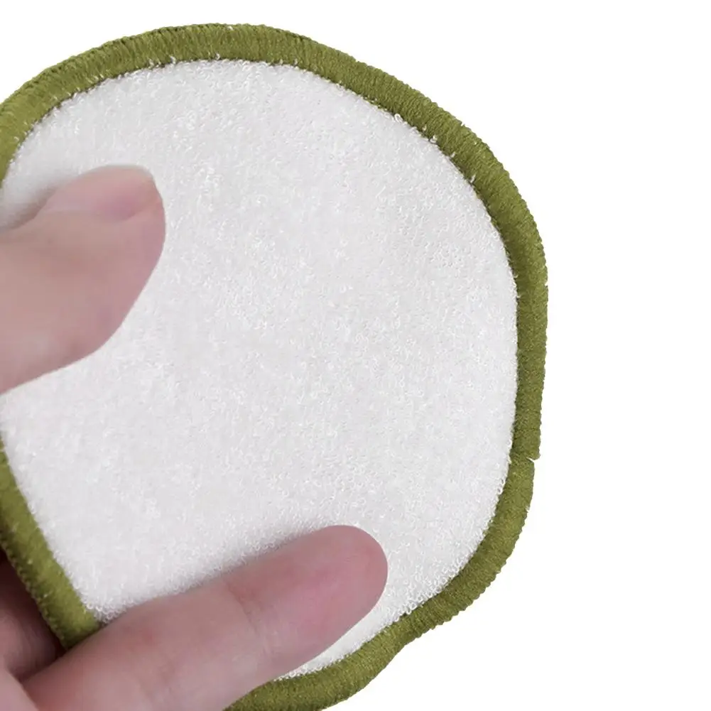 

20 Pieces Of Makeup Remover Pad Reusable Bamboo Cotton Pad Moisturizing Cream Bamboo Fiber Facial Care Pad Skin Cleansing